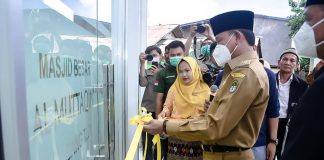 Wabup Farhan Resmikan Masjid Al Muttaqin Desa Tumbang Titi