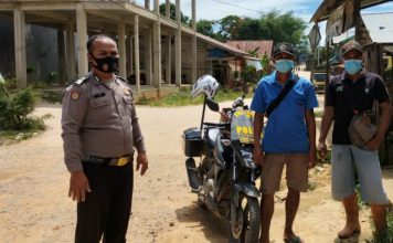 Gelar Patroli, Polsek Meranti Ajak Warga Jaga Kondusifitas Daerah