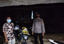 Polsek Meranti Rutin Gelar Patroli Malam, Cegah Gangguan Kamtibmas