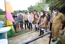 Bupati Landak Resmikan Pamsimas Desa Sekendal