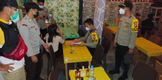 Operasi Pekat Kapuas di Mempawah Hulu, Polisi Temukan Cafe Jual Miras