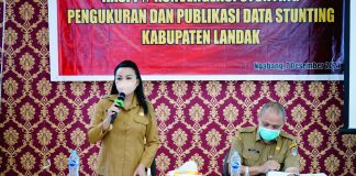 Rakor Aksi Pengukuran dan Publikasi Data, Bupati Landak Minta Pihak Terkait Bekerjasama