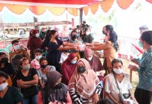 Kunker Sidas Bupati Landak Beri Bantuan Atasi Stunting
