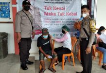 499 Warga Sompak Ikuti Vaksinasi COVID-19
