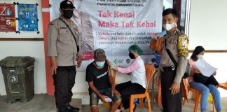 499 Warga Sompak Ikuti Vaksinasi COVID-19