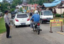 Edukasi Prokes Kepada Warga Melalui Operasi Yustisi COVID-19
