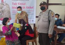 Tarik Minat Warga Ikuti Vaksinasi, Forkompincam Air Besar Bagikan Doorprize