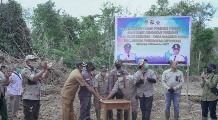 Pemkab Ketapang Bangun Jembatan Pawan VI di Desa Ulak Medang