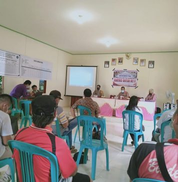 Musyawarah Pengesahan Batas Desa Kelampai Setolo