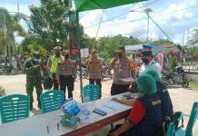 Kapolres Landak Monitoring Kegiatan Vaksinasi COVID-19 di Mempawah Hulu