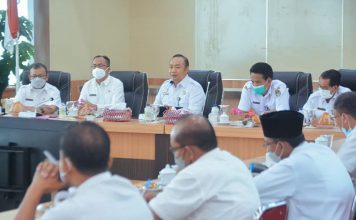 Bahas Program Kerja Tahun 2022, Sekda Ketapang Gelar Rakor Bersama Kepala OPD