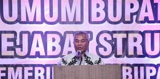 Beri Arahan Kepada Pejabat Struktural, Bupati Martin Paparkan 10 Proyek Strategis Daerah Ketapang