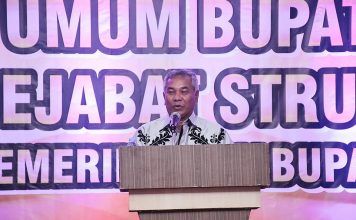 Beri Arahan Kepada Pejabat Struktural, Bupati Martin Paparkan 10 Proyek Strategis Daerah Ketapang