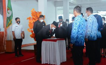 87 Pejabat Pengawas di Lingkungan Pemkab Ketapang Dilantik