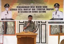 Pemkab Ketapang Canangkan Tujuh Desa Mapan Secara Serentak