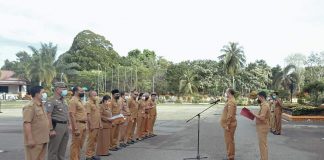 Pimpin Apel Pagi, Sekda Ketapang Tekankan Disiplin Pegawai
