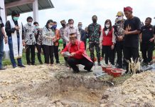Dewan Dukung Pembangunan Rumah Adat Dayak di Mandor