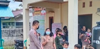 Kapolsek Menjalin Bantu Sukseskan Percepatan Vaksinasi