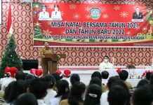 Memasuki Tahun 2022, Pemkab Landak Laksanakan Misa Awal Tahun