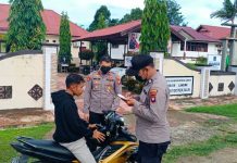 Tak Gunakan Masker Warga Diberi Teguran