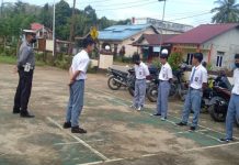 Tak Gunakan Helm dan Masker Sejumlah Pelajar Diamankan