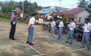 Tak Gunakan Helm dan Masker Sejumlah Pelajar Diamankan
