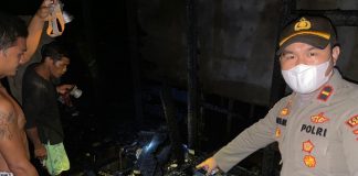 Dua Rumah Warga di Desa Durian Jaya Ludes Tebakar