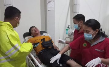 Alami Slip Ban, Warga Ngabang Ini Terlibat Kecelakaan di Sidas