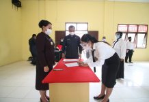 Bupati Landak Lantik 41 Anggota BPD di Kecamatan Benyuke Hulu