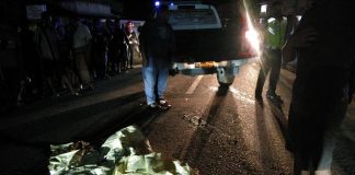 Lakalantas Tunggal, di Jalan Nanga Pinoh- Sintang Seorang Pengendara Sepeda Motor Tewas Dilokasi