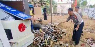 Resahkan Warga Dengan Suara Bising, Ratusan Knapot Racing Disita Polres Melawi Dari Sejumlah Pengendara