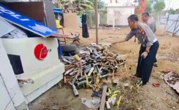 Resahkan Warga Dengan Suara Bising, Ratusan Knapot Racing Disita Polres Melawi Dari Sejumlah Pengendara