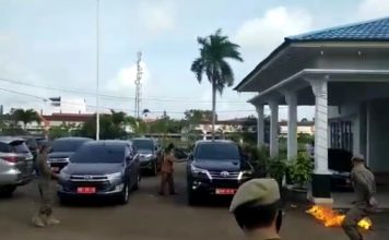 Polisi Beberkan Dugaan Sementara Motif Pelaku Lemparkan Bom Molotov Saat Pelantikan Pejabat di Ketapang