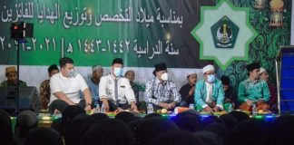 Wabup Ketapang Hadiri Milad Takhasus ke VII Ponpes Mambaul Khairat