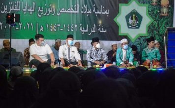 Wabup Ketapang Hadiri Milad Takhasus ke VII Ponpes Mambaul Khairat