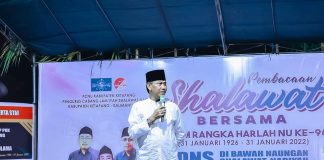 Wabup Farhan Hadiri Shalawat Bersama Harlah Nahdlatul Ulama ke- 69