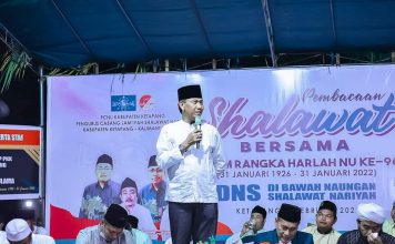 Wabup Farhan Hadiri Shalawat Bersama Harlah Nahdlatul Ulama ke- 69