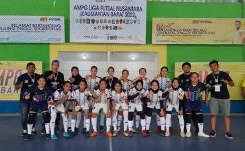 Raih Skor 5-1, Tim Futsal Internona Ketapang Menang Telak Atas Tim Kalbar United Kota Pontianak