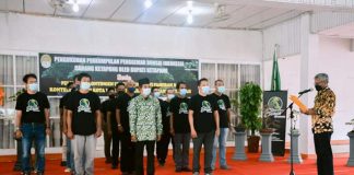Bupati Martin Rantan Kukuhkan Perkumpulan Penggemar Bonsai Indonesia Ketapang