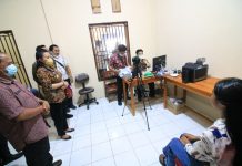 Bupati Landak Launching Pelayanan E-KTP di Kecamatan Air Besar