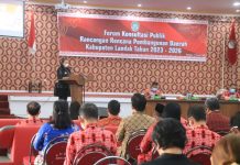Bupati Landak Buka Forum Konsultasi Publik Penyusunan RPD Tahun 2023-2026