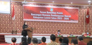 Bupati Landak Buka Forum Konsultasi Publik Penyusunan RPD Tahun 2023-2026