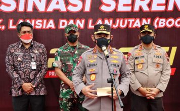 Vaksinasi di Candi Borobudur, Kapolri: Percepat Ditempat Wisata Yang Interaksi Tinggi