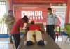 Warga Binaan Rutan Kelas II B Landak Ikuti Aksi Bakti Sosial Donor Darah