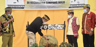 Pencanangan Desa Kualan Hilir Ketapang Sebagai Desa Mapan