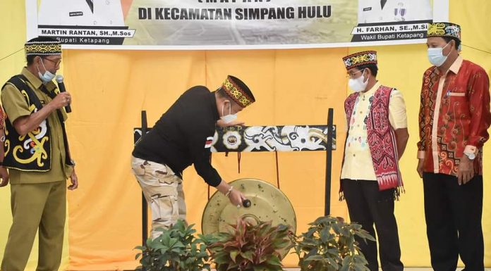 Pencanangan Desa Kualan Hilir Ketapang Sebagai Desa Mapan