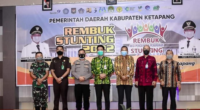 Asisten I Sekda Ketapang Buka Kegiatan Rembuk Stunting Tahun 2022