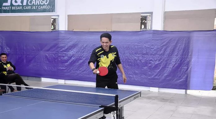 Kejuaraan Tenis Meja Piala Bupati Ketapang se Kalbar Tahun 2022 Dibuka