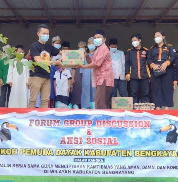 FGD Pemuda Dayak Bengkayang Serta Penyerahan Bantuan Sembako ke Panti Asuhan