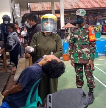 Tidak Patuhi Prokes, Sejumlah Warga di Swab Antigen Ditempat Saat Operasi Yustisi